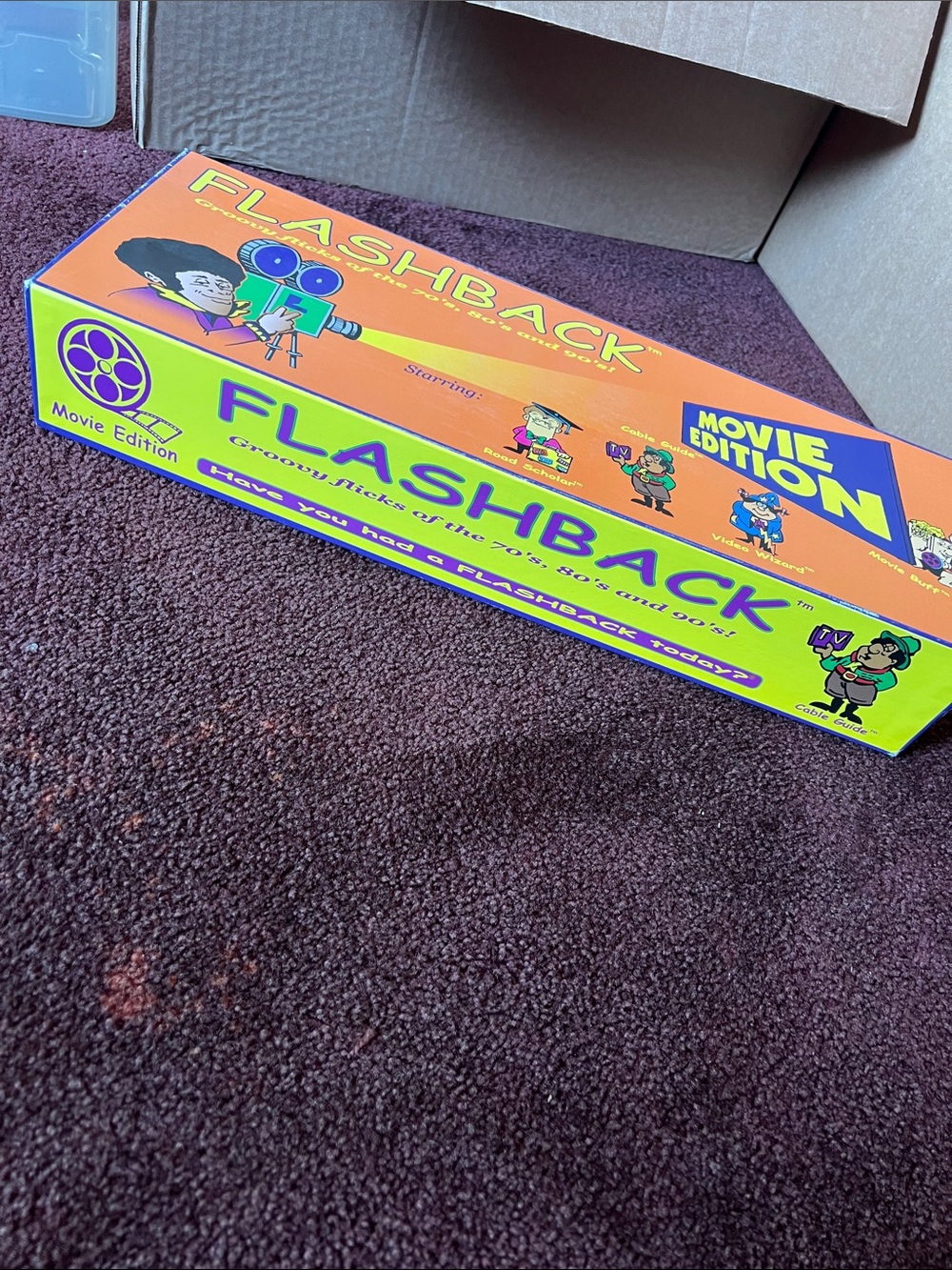 Flashback Movie Edition Board Game - Orange/Yellow